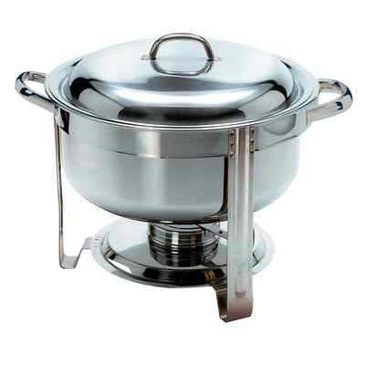 Suppen - Chafing - Dish, rund, 1 Brennpastenbehälter